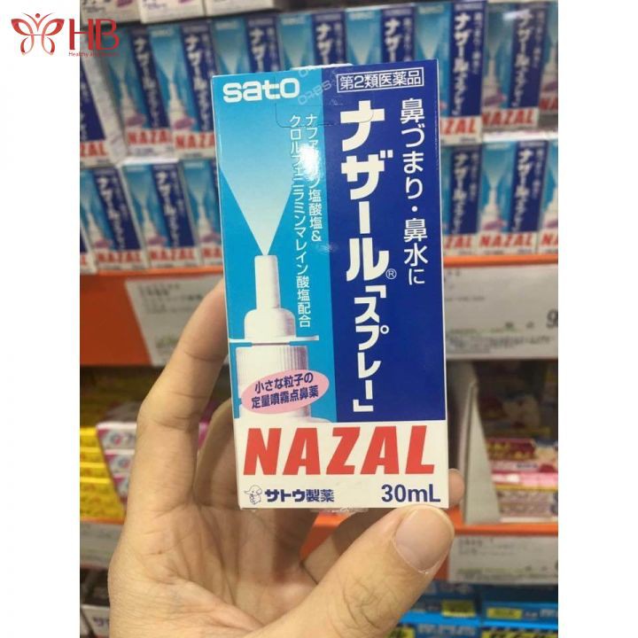 Hộp Xịt xoang Nazal Sato Nhật Bản 30ml