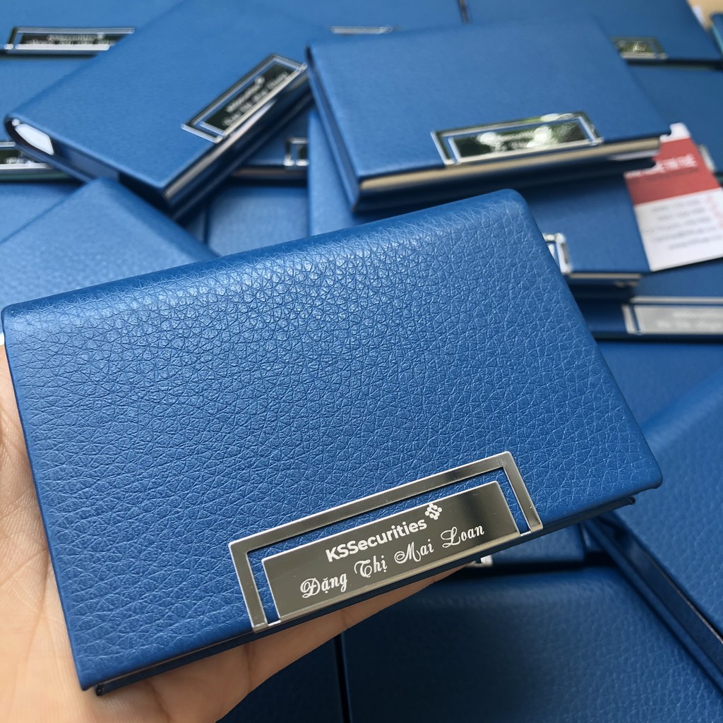 Đặt khắc tên hộp đựng card visit, thẻ ATM, name card giá rẻ nhất shope khắc tên