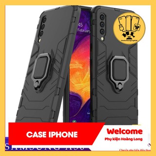 Ốp lưng Samsung A50, Ốp iron man chống sốc kèm nhẫn iring chống xem video bảo vệ camera cho Samsung A50 #bin.case#