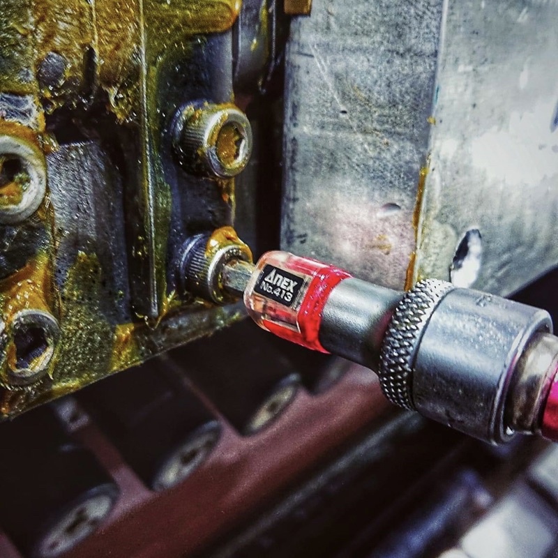 🇯🇵Made in Japan🇯🇵 Nam châm kích từ, khử từ mũi vít Anex 413