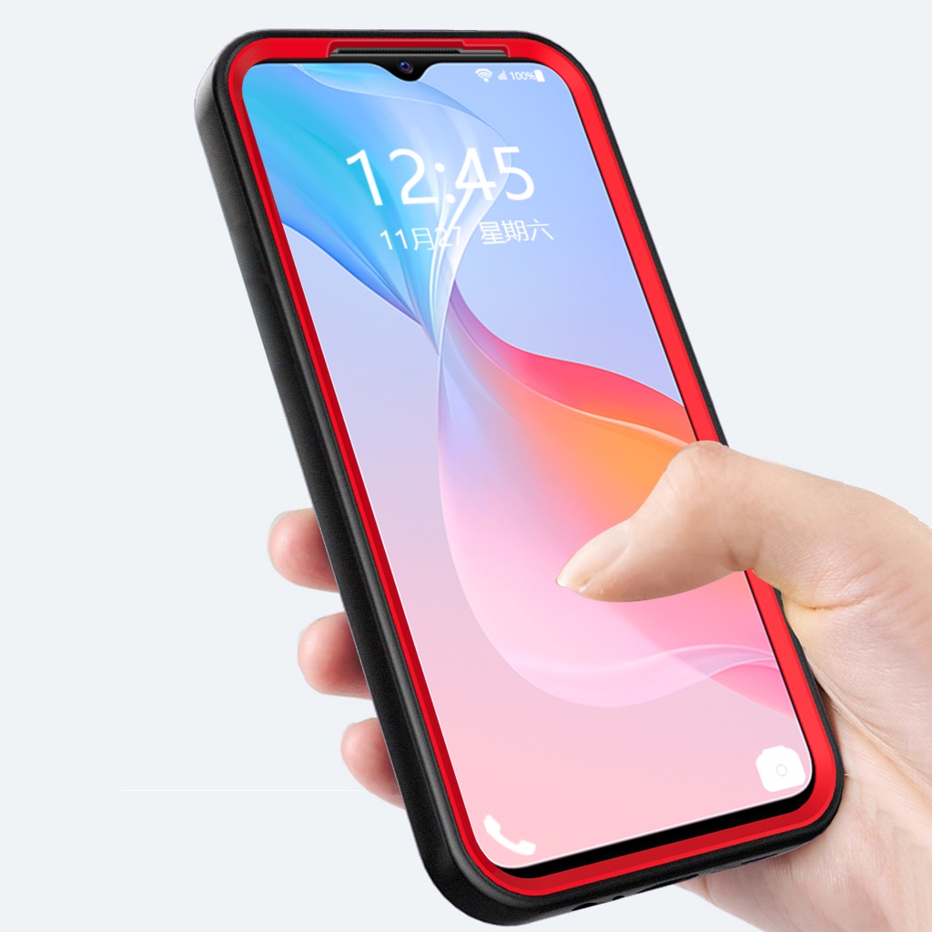 Ốp Điện Thoại Silicone 2 Trong 1 Cho Vivo Y11 Y12 Y15 Y17 Y12i Y20 Y20S Y20i Y20T Y12S Y12A Y51 Y51A Y51S Y53S Y33 Y31 V21