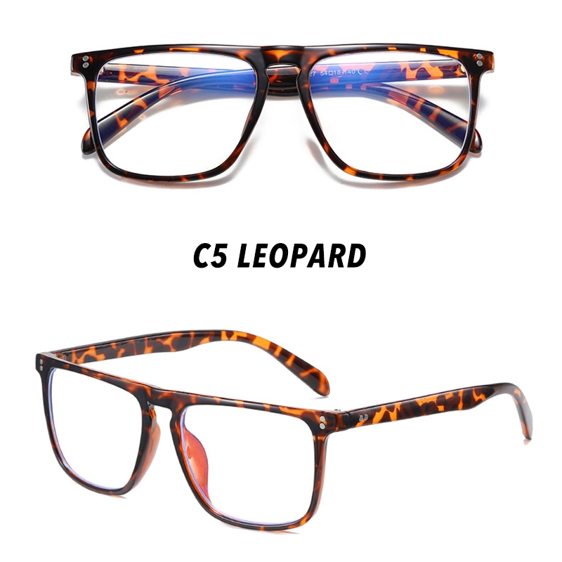 Kính râm gọng vuông chống ánh sáng xanh phong cách thời trang cho nam