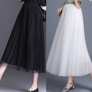 [Jamela Store] Chân váy xếp ly dáng dài