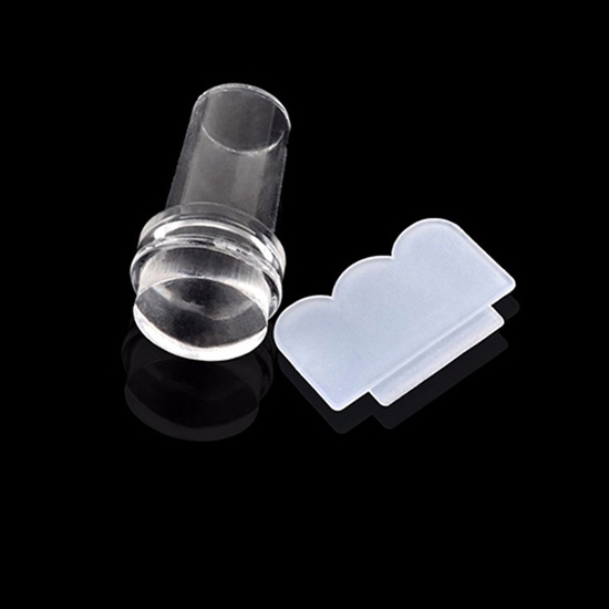 Set 2 Dụng Cụ In Móng Tay Mini Trong Suốt DIY