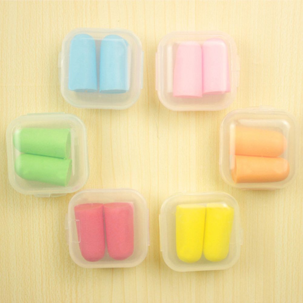5 Cặp nút bịt tai 2.4*1.2cm chống ồn