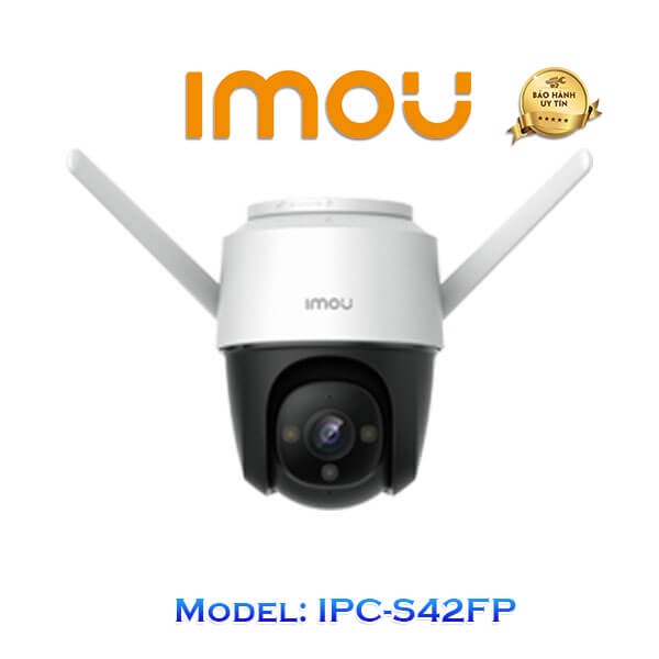 Camera Wifi ngoài trời có màu ban đêm, xoay 360 độ, IMOU CRUISER 4MP IPC-S42FP, chính hãng bảo hành 24 tháng