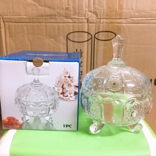 Thố mứt thuỷ tinh D643