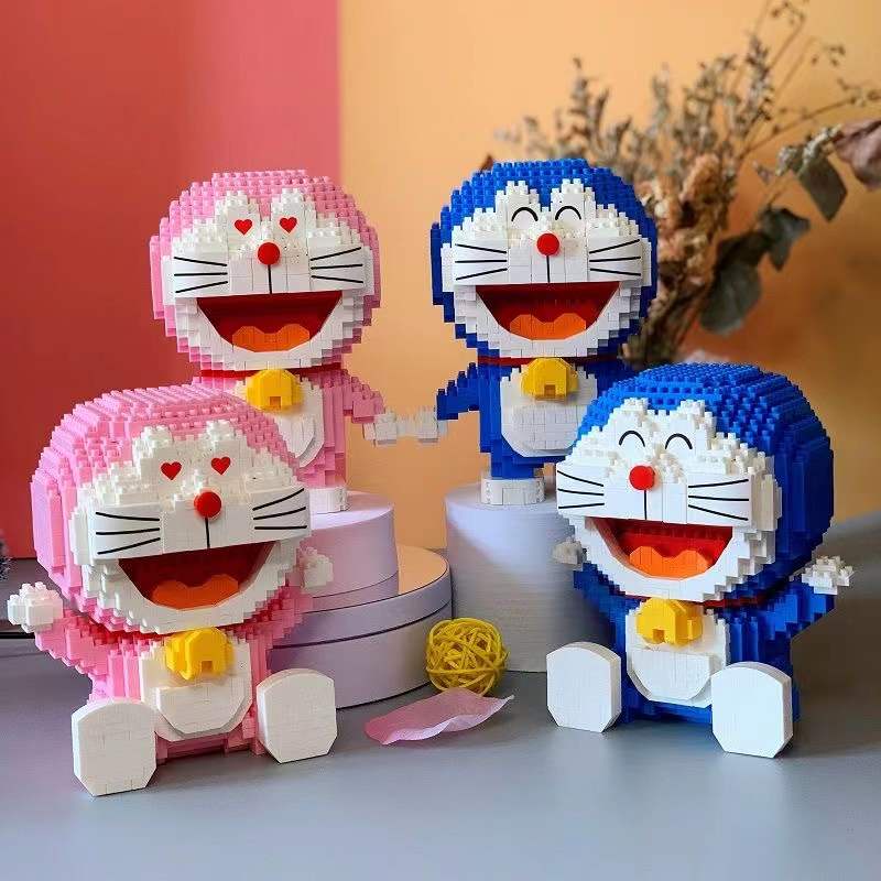 Đồ Chơi Lego Xếp Hình Nhân Vật Hoạt Hình Doraemon Stitch Dành Cho Lễ Hội Mùa Xuân