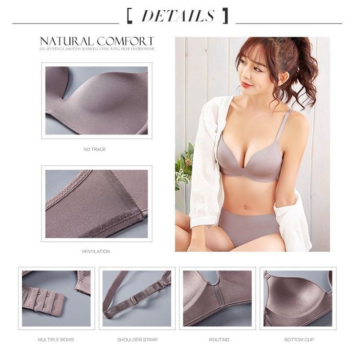 Áo Lót Màu Trơn Không Gọng Mút Mỏng Xuất Nhật