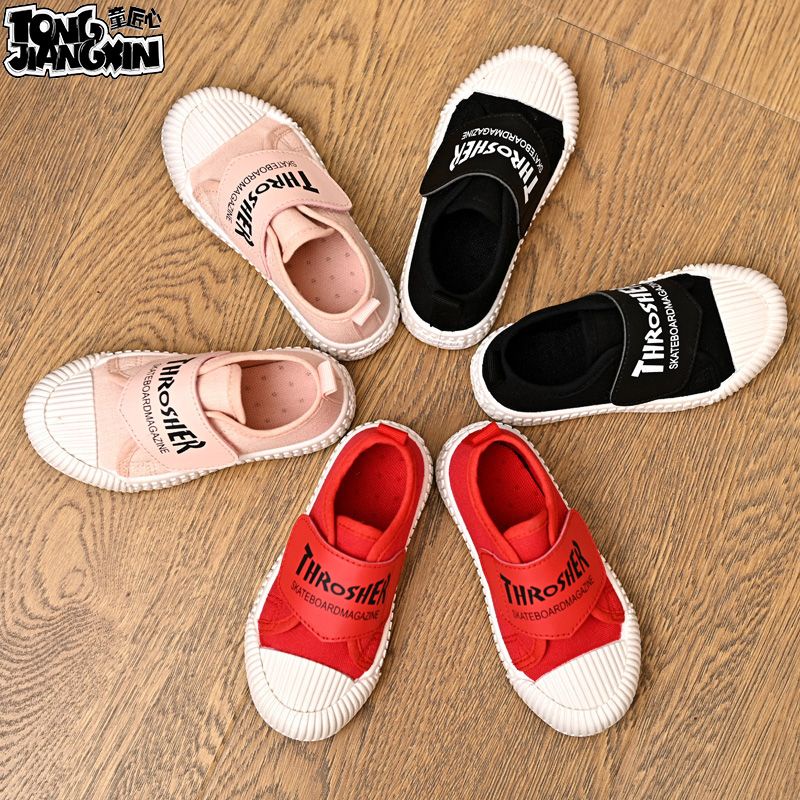 Giày Vải Canvas Thoáng Khí Phong Cách Mới Mùa Xuân Thu Cho Trẻ Em