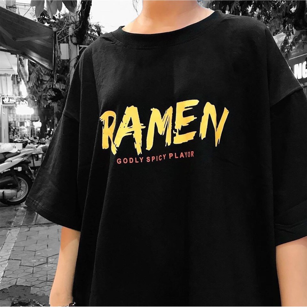 Áo Thun Tay Lỡ DESTRUCTION RAMEN Unisex