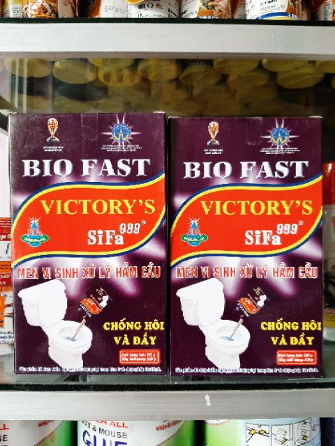 Men vi sinh xử lý hầm cầu Bio Fast