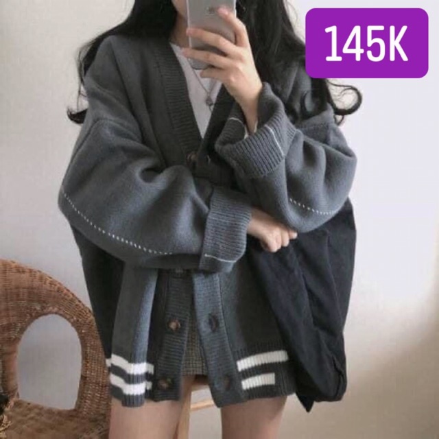 Áo cadigan phong cách ulzzang