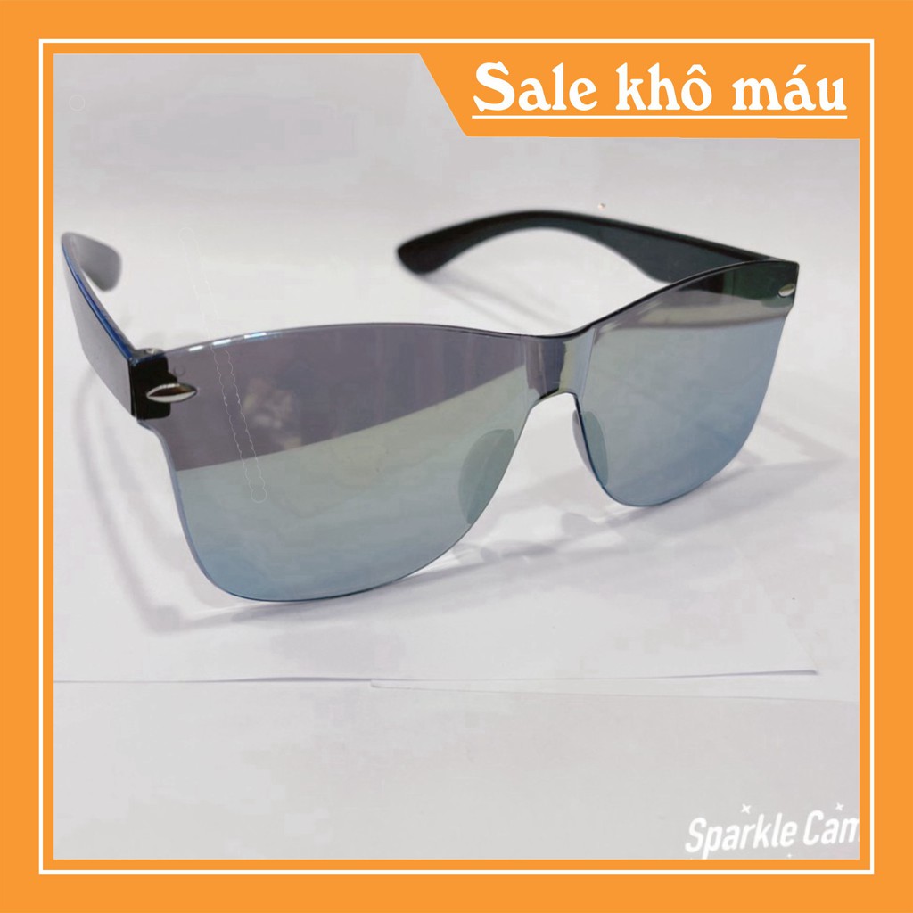 [Freeship Extra] Mắt kính nữ - nam Unisex 6035D màu đen râm mát chống nắng, tia UV 6035D - Form kính