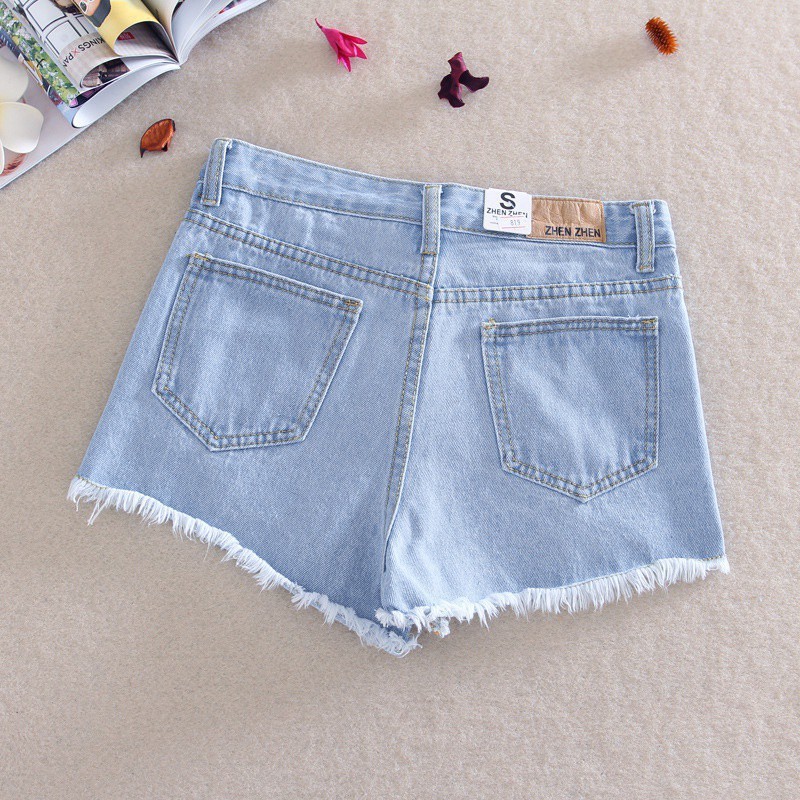 FREESHIP ĐƠN 99K_ Quần Short Jean Lưng Cao Kiểu Dáng Hợp Thời Trang | BigBuy360 - bigbuy360.vn