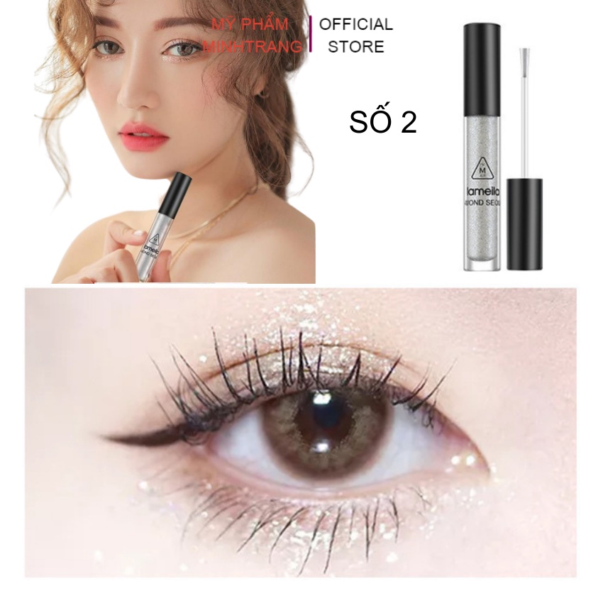 Nhũ mắt Lameila Diamond 1030,nhũ mắt kim tuyến lấp lánh,đẹp,bền màu,kháng nước,sáng bóng cho đôi mắt lung linh quyến rũ