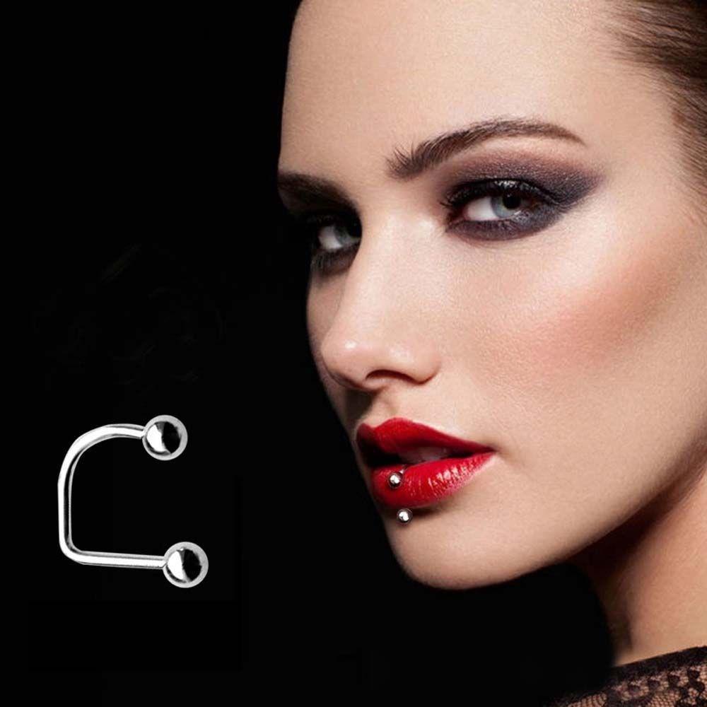 Khuyên Tai Hình Chữ U Không Gây Dị Ứng Phong Cách Hàn Quốc Dành Cho Nam Nữ