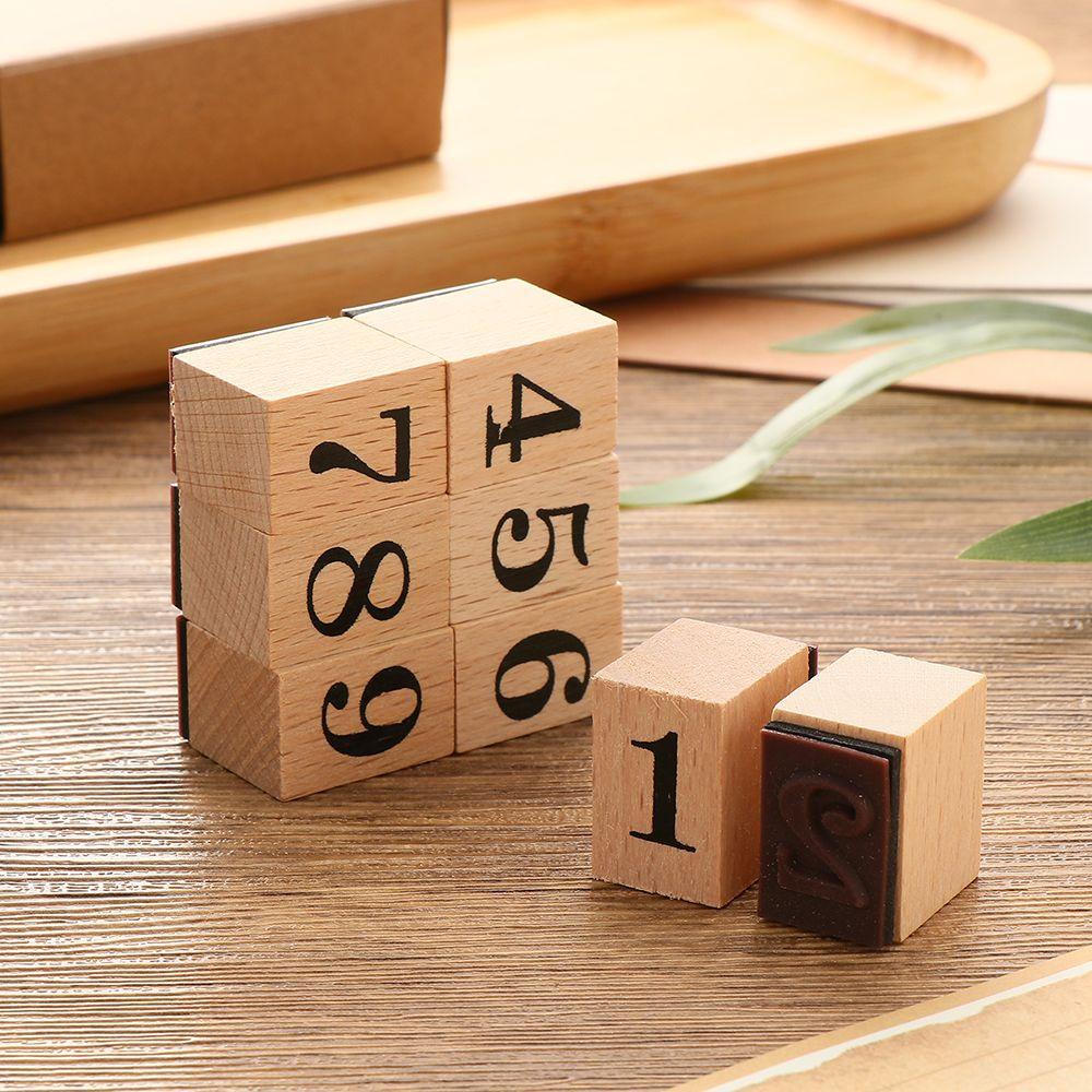 KRNY Con Dấu Gỗ In Chữ Handmade Chất Lượng Cao