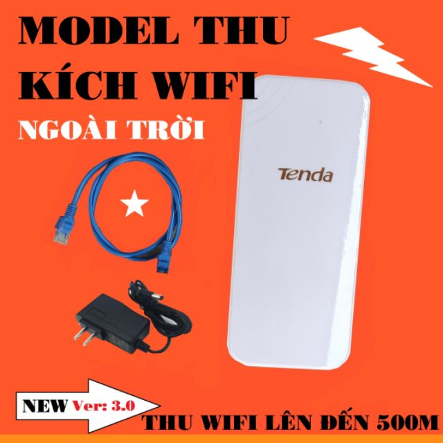 Model thu phát kích sóng wifi tầm xa 200-500m