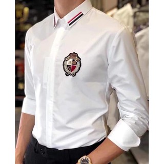 Áo sơ mi nam hàn quốc vải lụa thái chống nhăn cao cấp ảnh thật