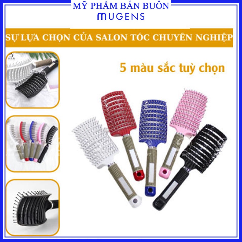 Lược gỡ rối,tạo phồng tóc,lược sấy tạo kiểu tóc bán nguyệt cỡ lớn chuyên dùng trong salon tóc DC26