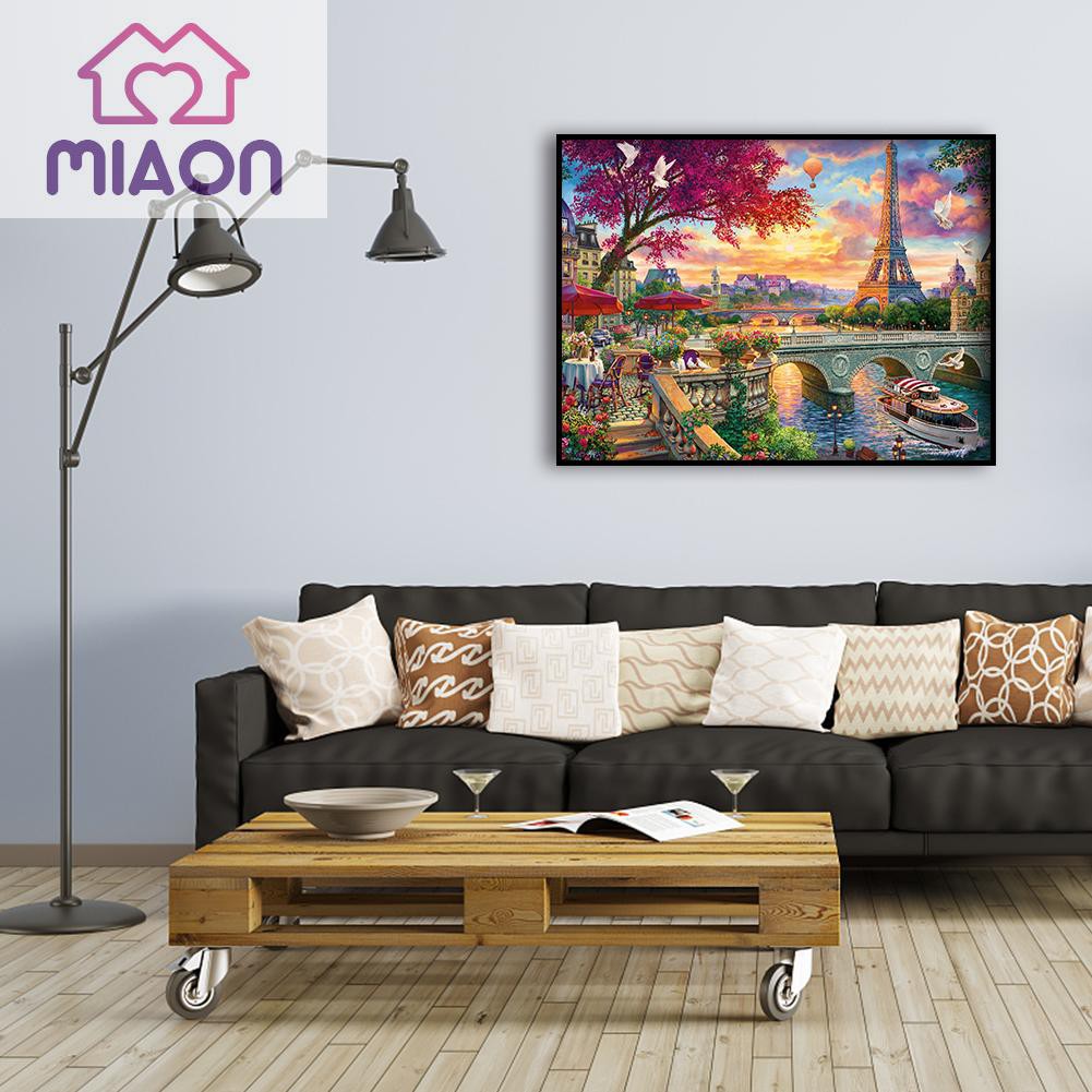 Bộ Tranh Đính Đá 5d Tự Làm Hình Tháp Eiffel | BigBuy360 - bigbuy360.vn