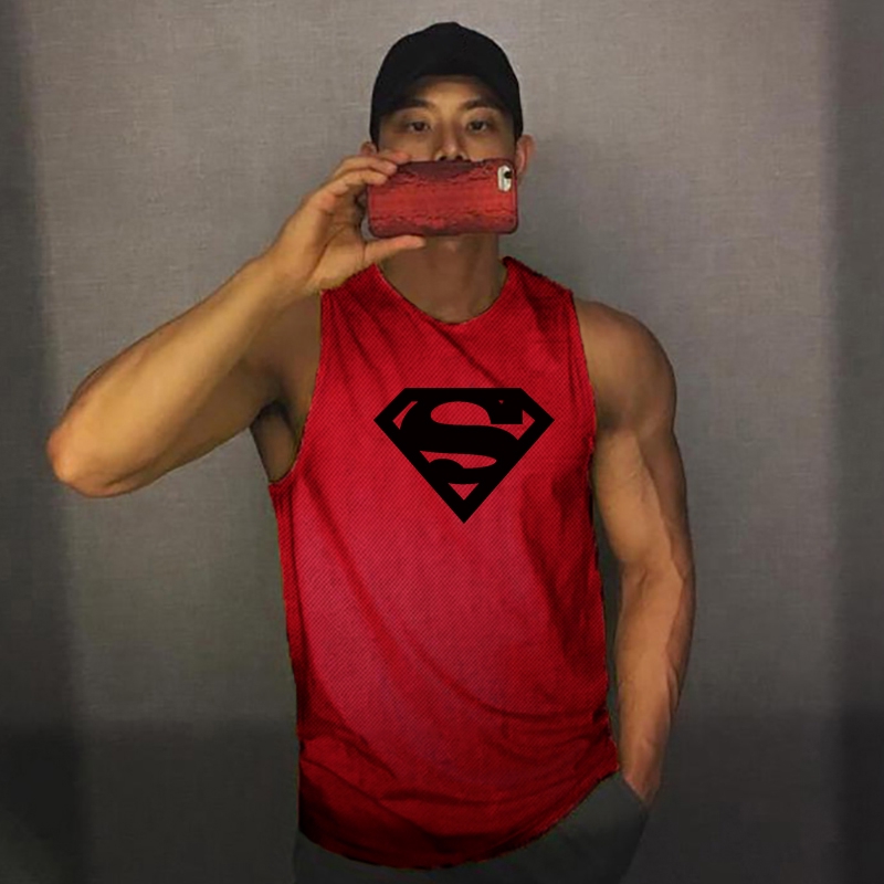 Workout Casual Mesh Tank Top Men New Fitness Summer Fashion Musculation Clothing Bodybuilding Sleeveless Shirt Quick Dry Vest