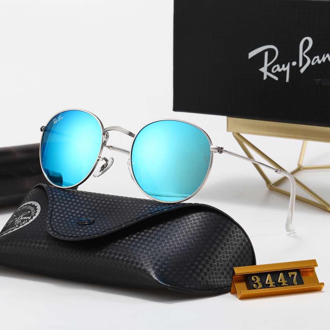 Ray-Ban_ chính hãng Kính râm 2021 Thời trang Hàn Quốc mới Kính râm nam nữ một mảnh Cặp đôi hợp thời trang Du lịch ngoài trời Kính râm lái xes