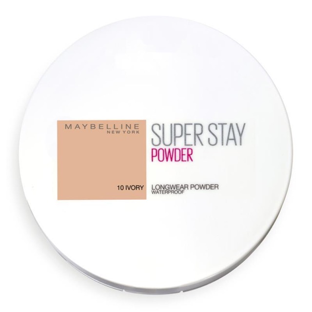 #Phấn phủ chống thấm nước #Maybelline Superstay Longwear Waterproof Powder - 10 Ivory. Hàng xách tay Úc 🇦🇺