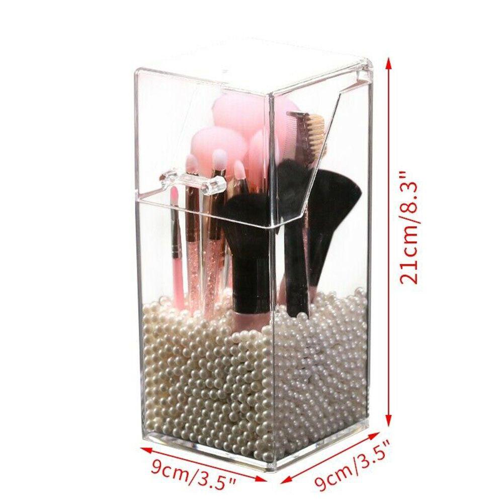 HS Hộp Đựng Cọ Trang Điểm Có Nắp Đậy Chống Bụi Ốp