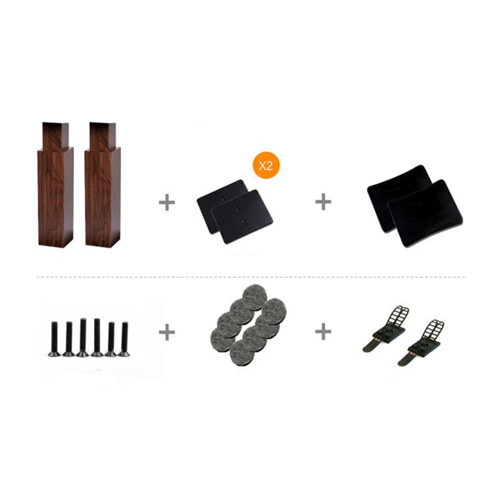 Chân loa gỗ AJ-102 kích thước 23x30x có thể điều chỉnh chiều cao