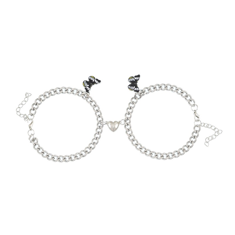 Set 2 Vòng Tay Mặt Trái Tim Cho Cặp Đôi