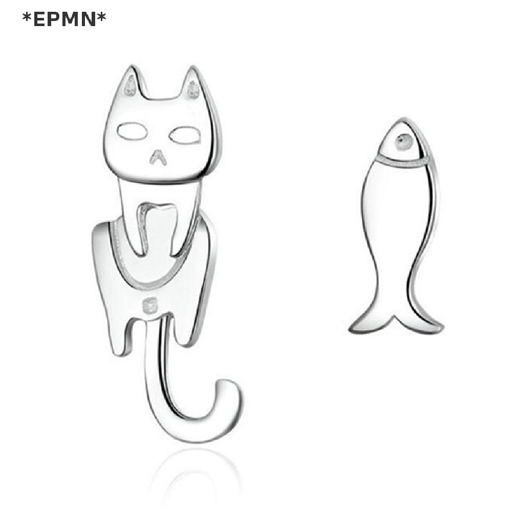 Khuyên Tai Hình Cá Chép HWETR Không Đối Xứng Đơn Giản Cá Tính Cho Nữ