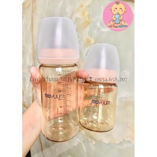 Bình sữa Moyuum 170ml/270ml chính hãng Hàn Quốc tuỳ chọn núm