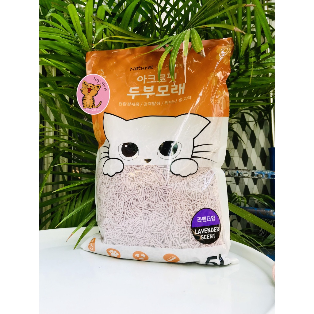 [TÚI 5L 2KG] CÁT ĐẬU NÀNH ACROPET HÀN QUỐC CHO MÈO