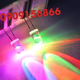 Led phi 5 (F5) 7 màu RGB (1000 bóng/ 1 túi)