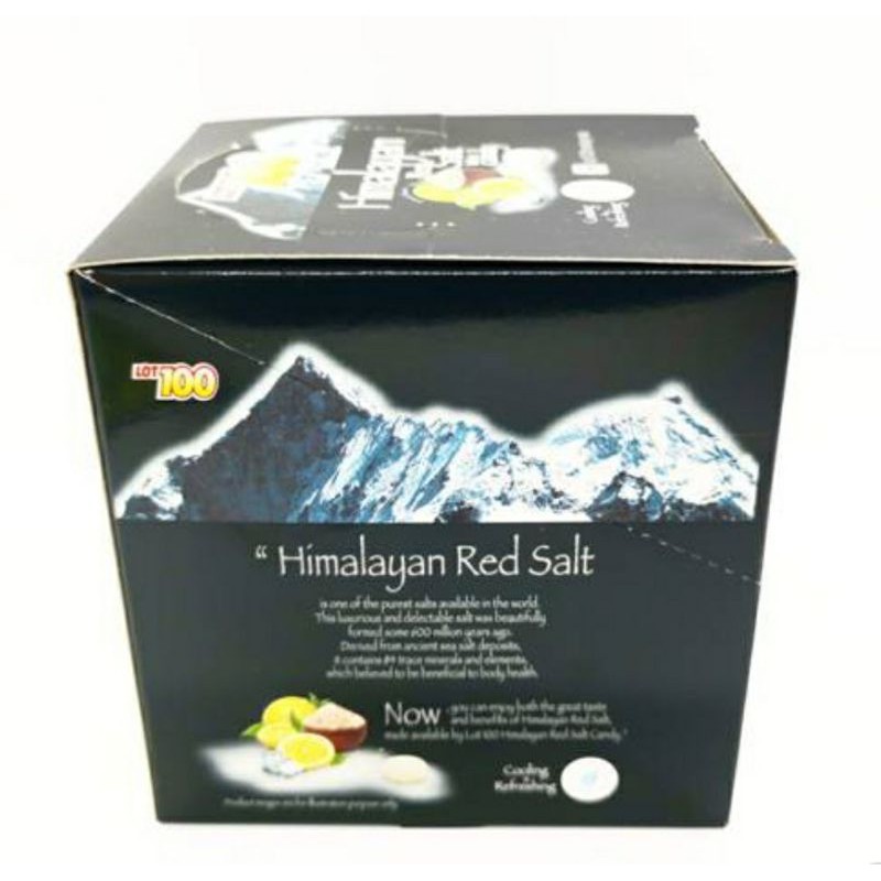 1 hộp 12 gói kẹo bạc hà muối đỏ HIMALAYA Lot 100