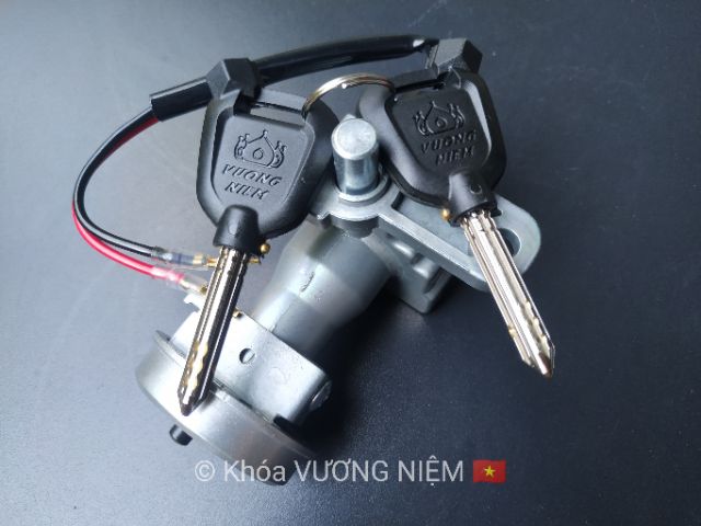 Khóa máy xe Sirius Fi, Jupiter Fi RC, Jupiter Finn chìa 8 cạnh chống trộm cao cấp VƯƠNG NIỆM