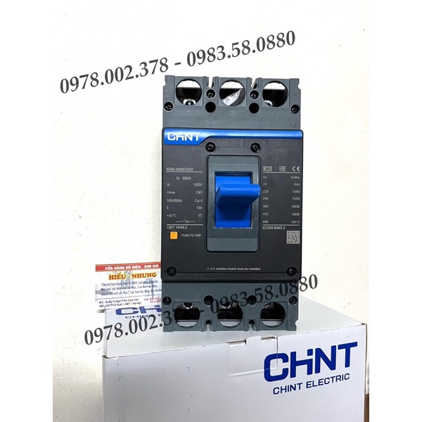 APTOMAT KHỐI 3PHA MCCB NXC 400A CHINT (CHÍNH HÃNG)