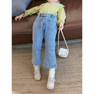 Quần jean ống loe cho bé gái