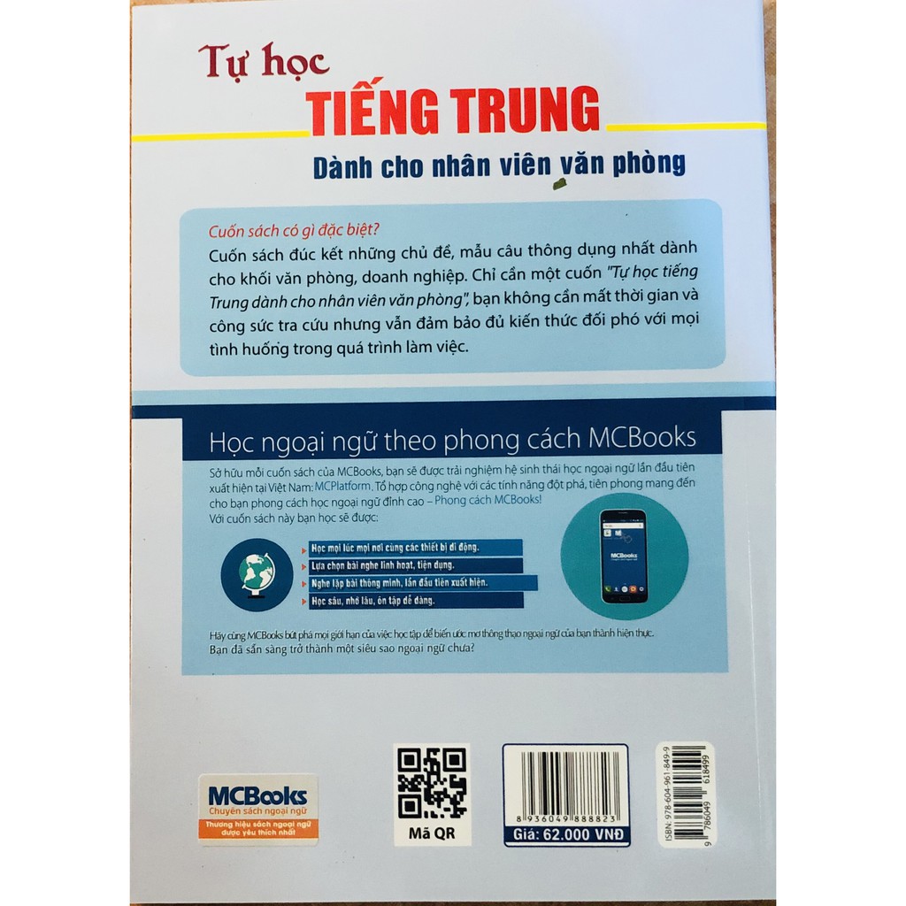 Sách - Tự Học Tiếng Trung Dành Cho Nhân Viên Văn Phòng