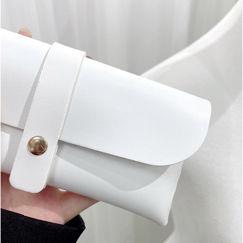 Hộp da JIUERBA đựng mắt kính thời trang mới 7cmx5cm