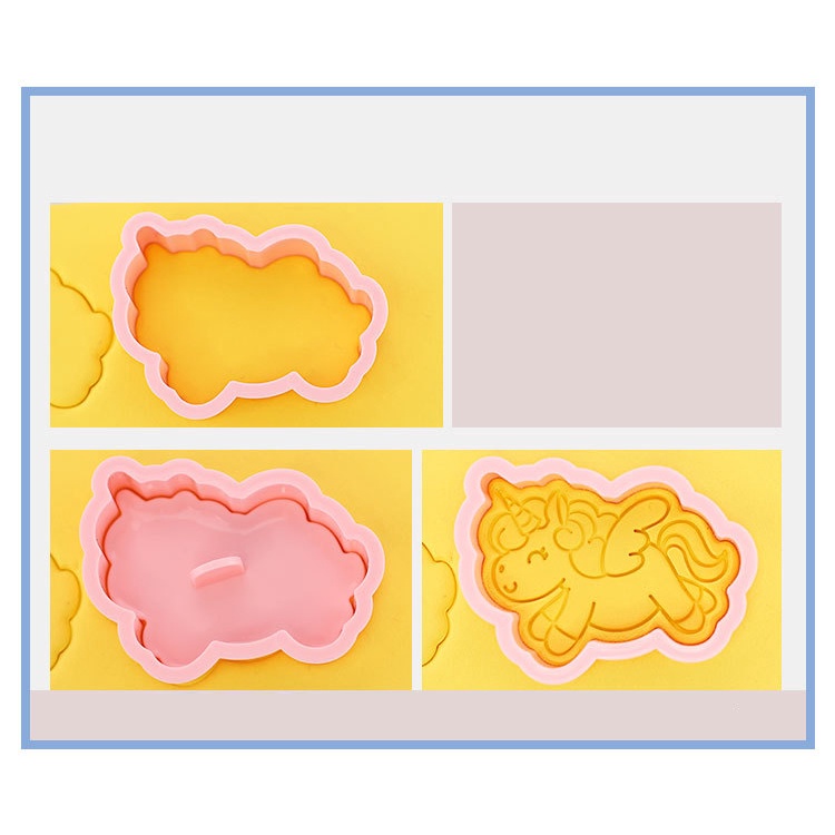 Set 8 Khuôn Làm Bánh Quy Tạo Hình 3D Chủ Đề Halloween