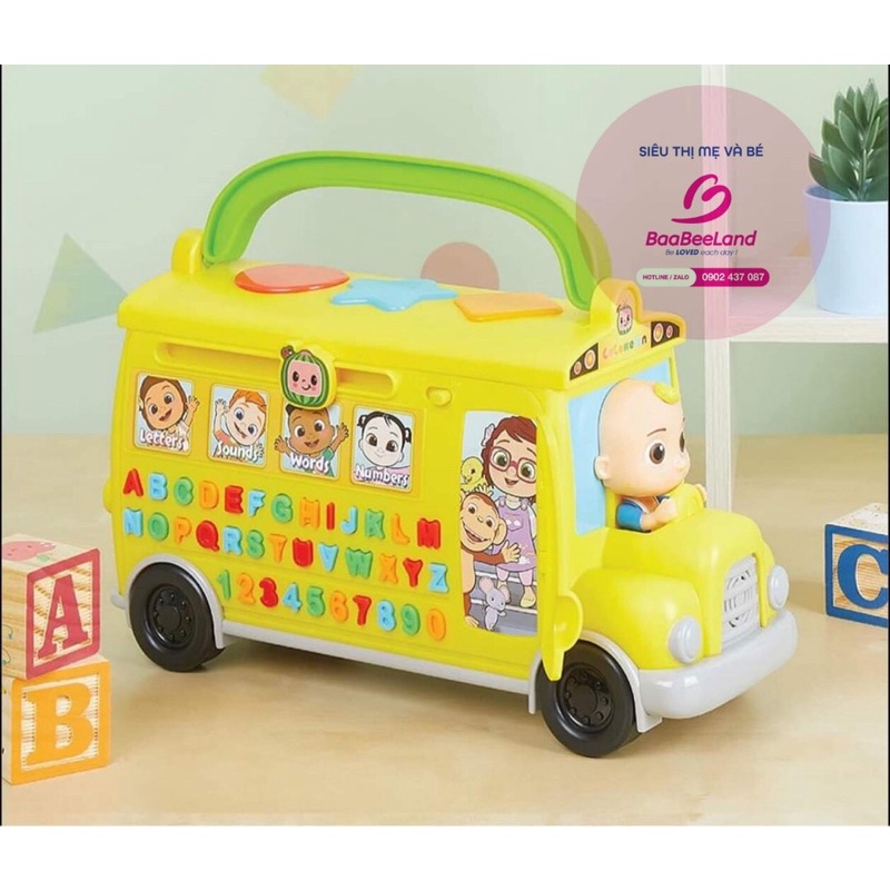 Xe Bus Cocomelon Musical Learning Bus có nhạc - BAABEELAND