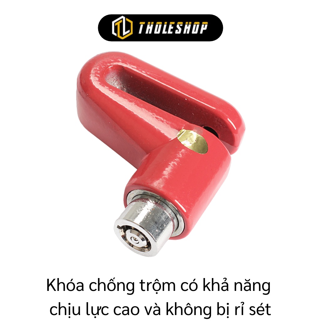 Ổ Khóa Xe Đạp - Khóa Phanh Đĩa Xe Máy, Xe Đạp Chống Trộm, Khả Năng Chịu Lực Cao 4686