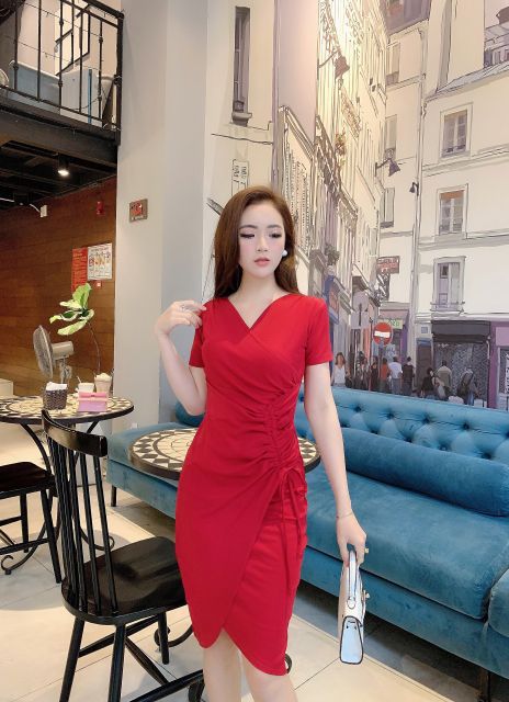 Váy  thiết kế rút eo