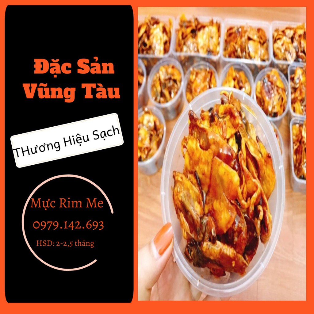 [500Gram-Siêu Ngon ] Mực Rim Me Đặc Sẳn Vũng Tàu,Mực Ngon Vị Vừa Ăn Có Vị Ngọt Của Mực Và Vị Chua chua Của Me