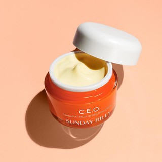 Kem dưỡng Sunday Riley C.E.O (CEO). Vitamin C Rich Hydration Cream 15g và 50g