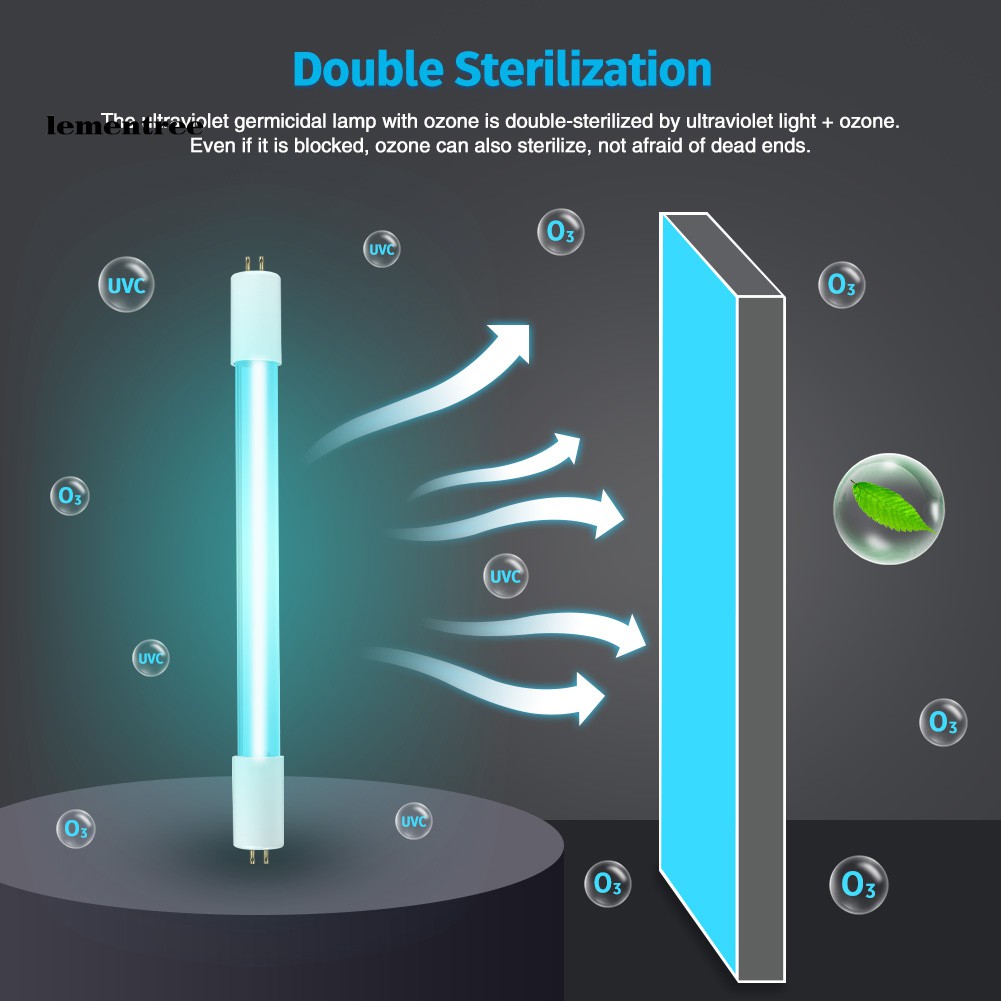 ✡WYB✡10W UV Germicidal Lamp Ultraviolet LED Tube Sterilizer Home Disinfection Light