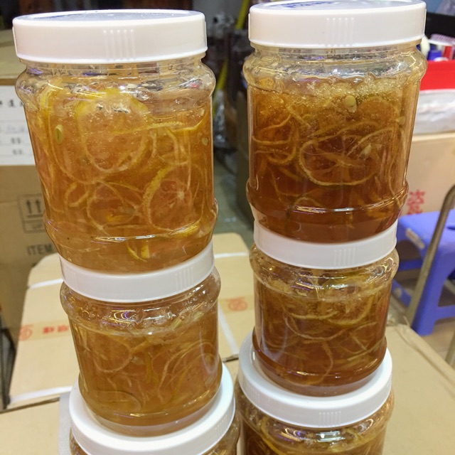 CHANH ĐÀO NGÂM ĐƯỜNG PHÈN MẬT ONG _ hủ/200gr